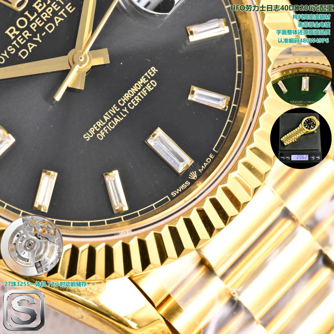 ROLEX 3255 All-in-One Machine Log Type Watch Men s Mechanical Watch - Detail view 4
