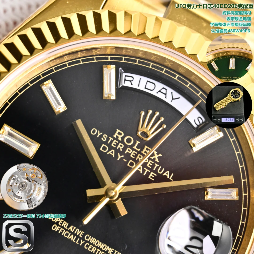 ROLEX 3255 All-in-One Machine Log Type Watch Men s Mechanical Watch - Detail view 6