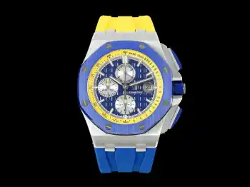 <p>APJ超级陶瓷甄品——AP 爱彼  AP13 皇家橡树离岸型 26400系列腕表 采用全新的陶瓷材质锻造 质地轻 抗耐磨 不过敏 永不褪色 整表CNC级打磨  菱形表壳丝毫不割手 圈口拉丝呈自然一气呵成 每颗六角螺丝与表框皆处在同一平面 日历盘的TPE扩大效果与原版无异   纯手工填充的超强夜光不管颜色亦亮度均无限接近原版 符合人体工程学的微微可活动表带头粒佩戴更加舒适 搭载全新的定制版Cal.3126机芯  完美复刻了所有计时功能 夹板的红宝石更真  稳定性更强 整表分量与质感皆诚意满满 APJ.factory出品 必属精品   太阳出品精致推荐男士多功能机械腕表 </p>