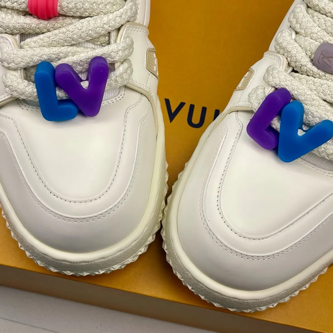 LV时尚胖丁鞋 情侣款运动鞋 - 细节图 6