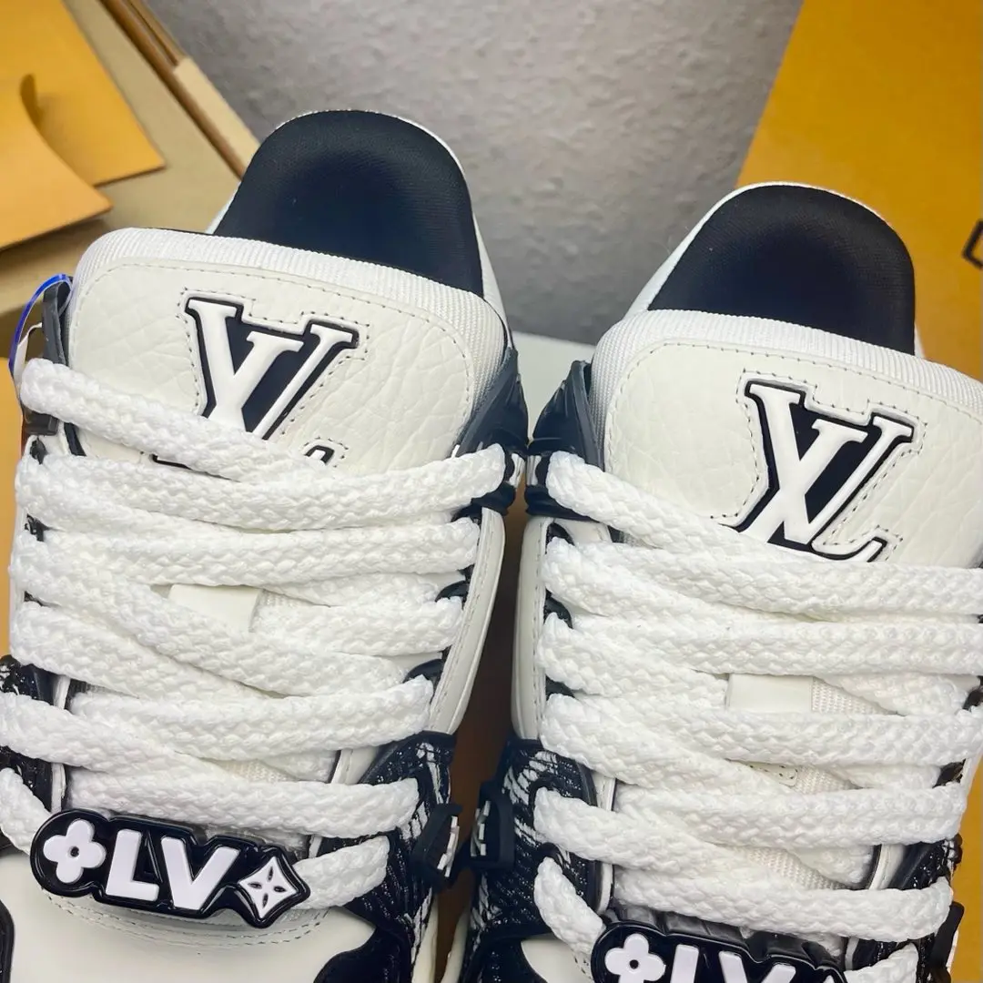 LV低帮时尚板鞋 情侣款运动鞋 - 细节图 7