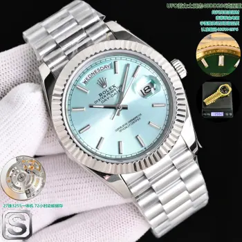 <p>太阳出品<p>UFO 劳力士 ROLEX MT2 日志型40mm 最新推出206克40MMDD日志 搭配27株3255一体机  表带采用原装25节表带 使用纯料打造 并非钨钢 大量避免掉皮情况 电镀为0.6厚金 字体整体还原原版品质 太阳出品精致推荐男士机械腕表 </p>