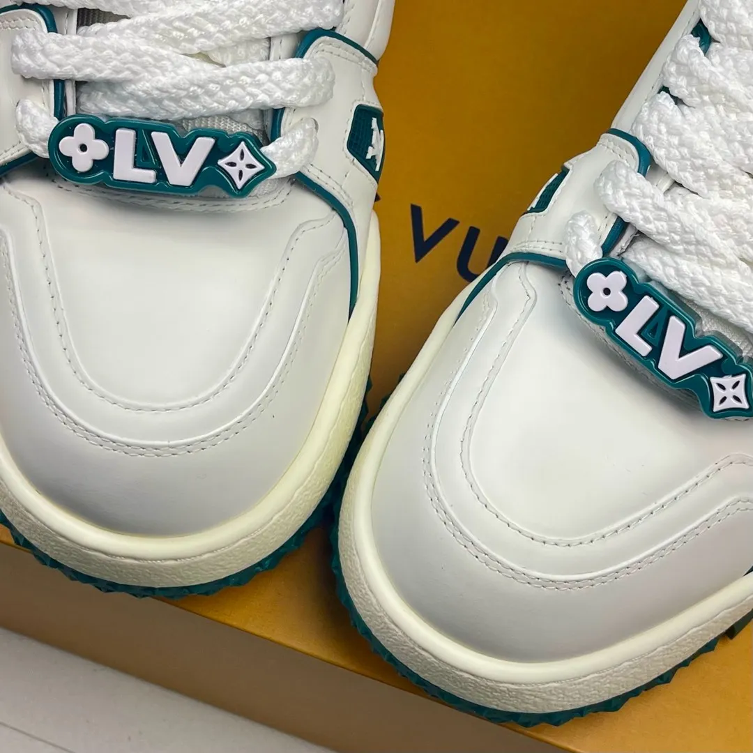 LV低帮时尚板鞋 情侣款运动鞋 - 细节图 6