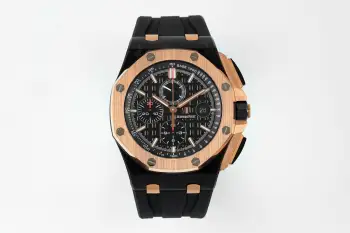 <p>APJ超级陶瓷甄品——AP 爱彼  AP13 皇家橡树离岸型 26400系列腕表 采用全新的陶瓷材质锻造 质地轻 抗耐磨 不过敏 永不褪色 整表CNC级打磨  菱形表壳丝毫不割手 圈口拉丝呈自然一气呵成 每颗六角螺丝与表框皆处在同一平面 日历盘的TPE扩大效果与原版无异   纯手工填充的超强夜光不管颜色亦亮度均无限接近原版 符合人体工程学的微微可活动表带头粒佩戴更加舒适 搭载全新的定制版Cal.3126机芯  完美复刻了所有计时功能 夹板的红宝石更真  稳定性更强 整表分量与质感皆诚意满满 APJ.factory出品 必属精品   太阳出品精致推荐男士多功能机械腕表 </p>