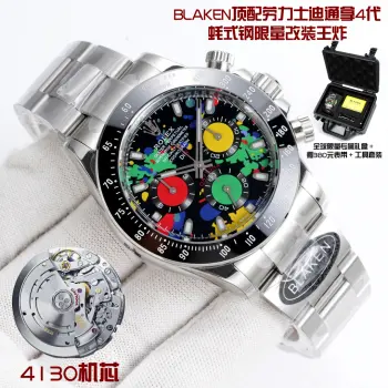 <p> BLAKEN顶配 劳力士 ROLEX  B33 迪通拿4代 蚝式钢限量改装王炸  </p><p> Strength Aesthetic 蚝式钢之魂 限量锋芒版    </p><p>  12.2mm超薄机身 碾压原厂13.5mm  </p><p>  蚝式钢巅峰 劳力士专属904L蚝式钢 质感硬核爆表    </p><p>  3大核武升级 全蚝式钢盘/原厂4130机芯/72h动能  </p><p>  3表带切换 真皮/橡胶/蚝式钢 蚝式保险扣防误开 </p><p>  全球限量XX枚 专属礼盒 + 赠380元表带 + 工具套装  </p><p> For the Elite Collector This is Not Just a Watch, It s a Legend with Rolex DNA  </p><p> BLAKENDaytona4thGen  OysterSteelLimited  StrengthAesthetic  CarbonFiberBezel  UltraThinRevolution  RolexModMasterpiece  全球限量XX枚  蚝式钢硬核玩