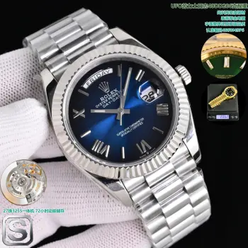 <p>太阳出品<p>UFO 劳力士 ROLEX MT2 日志型40mm 最新推出206克40MMDD日志 搭配27株3255一体机  表带采用原装25节表带 使用纯料打造 并非钨钢 大量避免掉皮情况 电镀为0.6厚金 字体整体还原原版品质 太阳出品精致推荐男士机械腕表 </p>