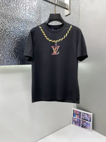 新款丝光棉微阔短袖