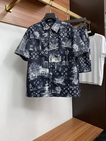 春夏新款休闲短裤外套套装