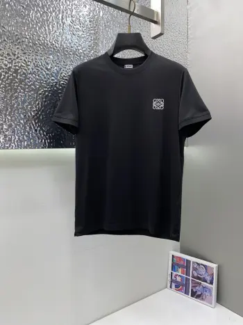 新款丝光棉微阔短袖