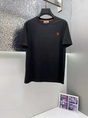 新款丝光棉微阔短袖