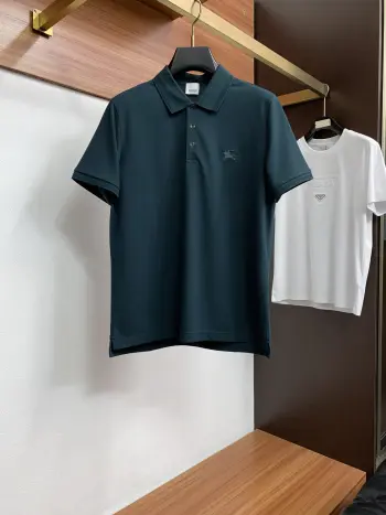 Spring and Summer New Fine Stripe Pique Business Polo