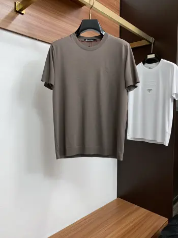 100% Cotton Loose Fit Round Neck Men s Short Sleeve T-Shirt