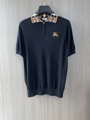 Spring and Summer New Fine Stripe Pique Business Polo