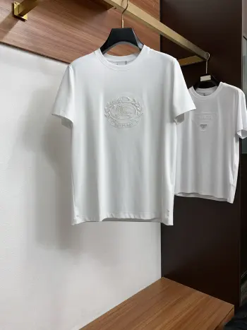 100% Cotton Loose Fit Round Neck Men s Short Sleeve T-Shirt