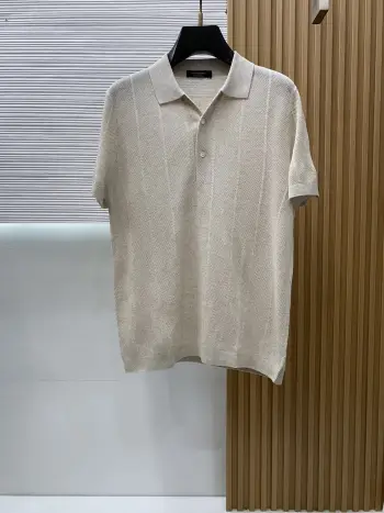 Spring and summer new classic old-style lapel knitted short-sleeve.