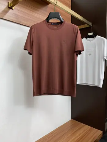 100% Cotton Loose Fit Round Neck Men s Short Sleeve T-Shirt