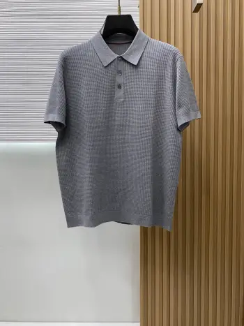 Spring and summer new classic old-style lapel knitted short-sleeve.