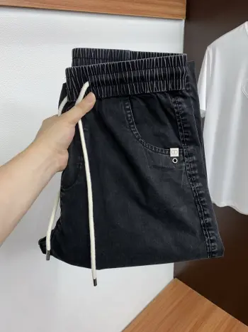 高品质麻棉面料时尚休闲裤
