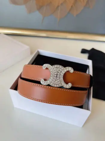 <p>-赛琳 女神中号25毫米双面腰带 双面采用牛皮革 金属饰面 可拆卸搭扣 双面腰带 宽度 2.5cm</p>