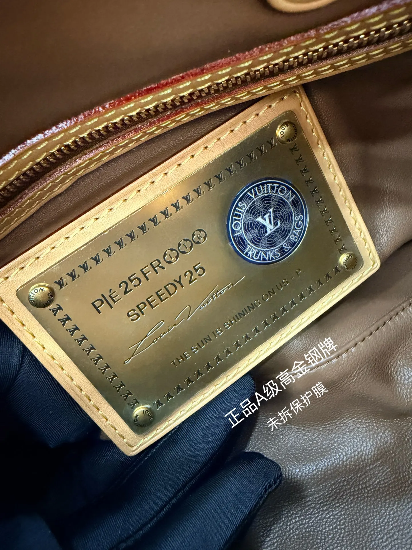 LVM24426 意大利A级树膏皮手袋 女士斜挎包 - 细节图 6