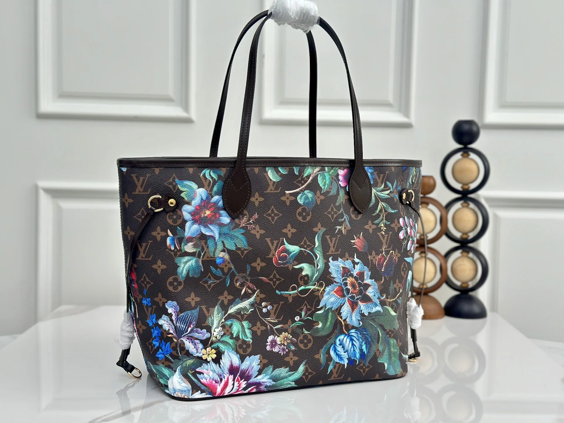 LVM28918 花卉图案中号手袋 女士手提包 - 细节图 3