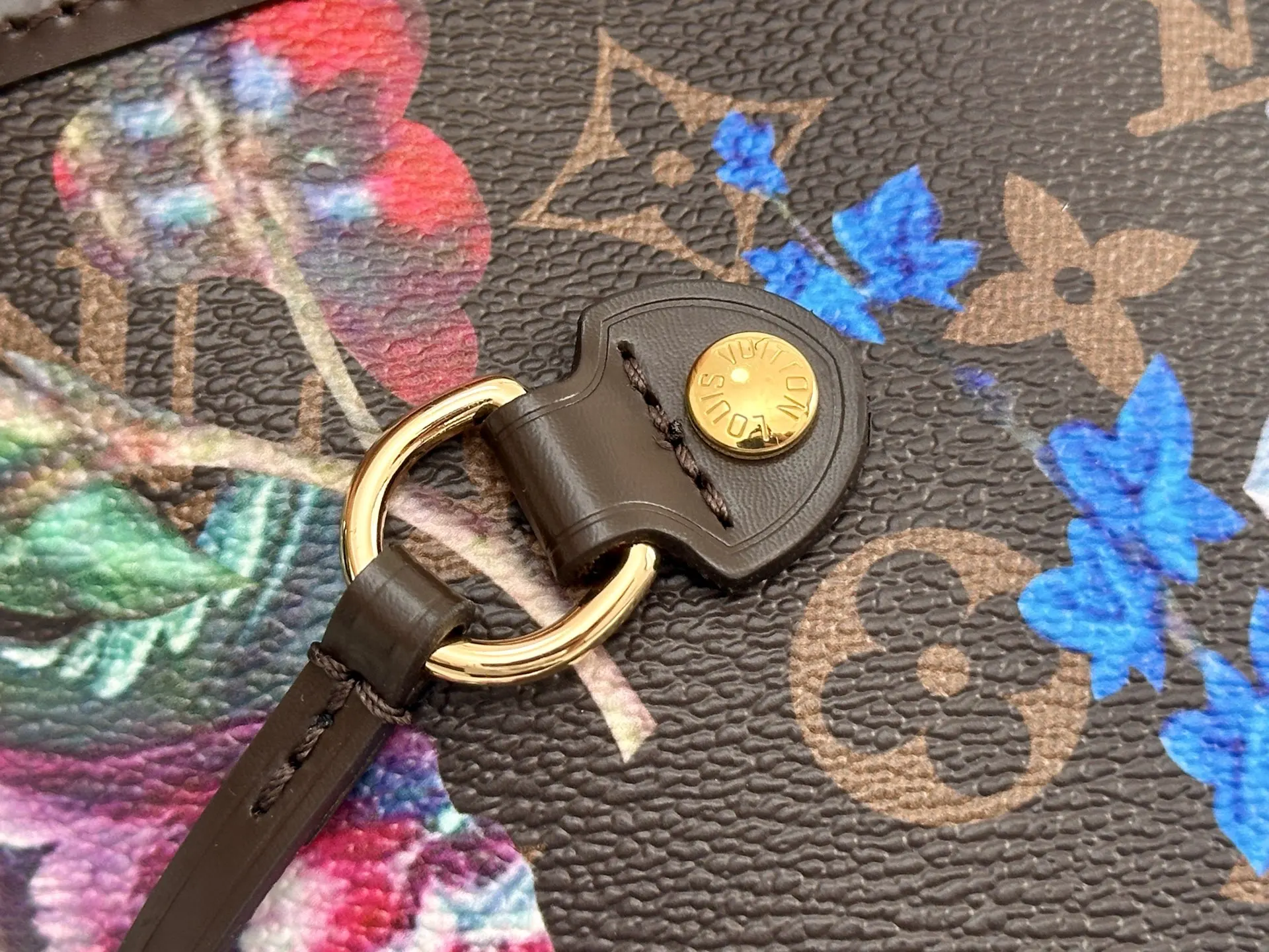 LVM28918 花卉图案中号手袋 女士手提包 - 细节图 5