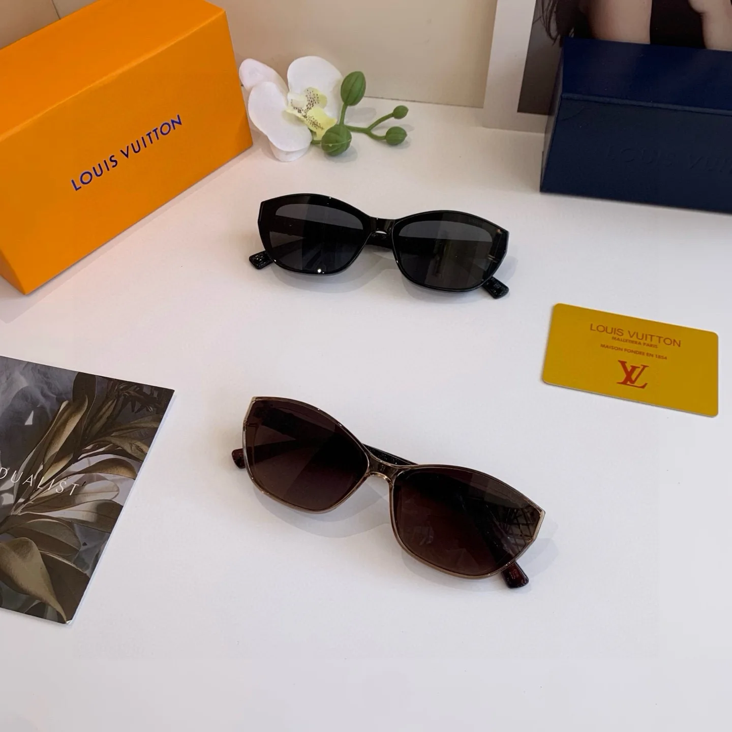 Louis Vuitton New Simple and Stylish Cat Eye Frame Sunglasses - Detail view 9