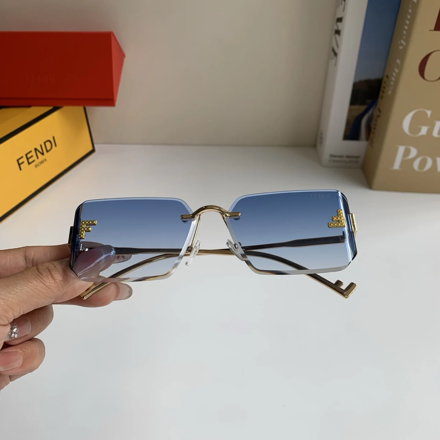 Fendi Men s and Women s Square Sunglasses - Detail view 2