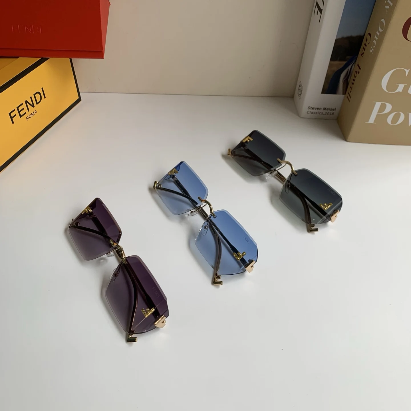 Fendi Men s and Women s Square Sunglasses - Detail view 8