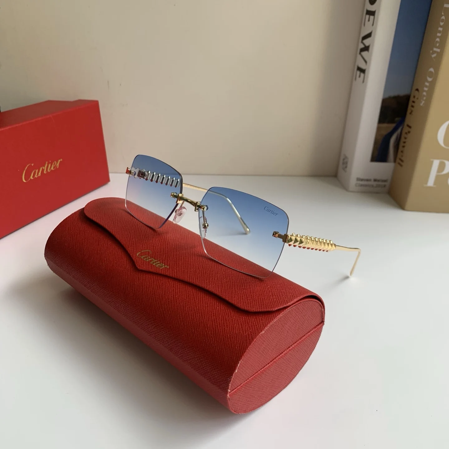 Cartier Men s and Women s Square Sunglasses - Detail view 3