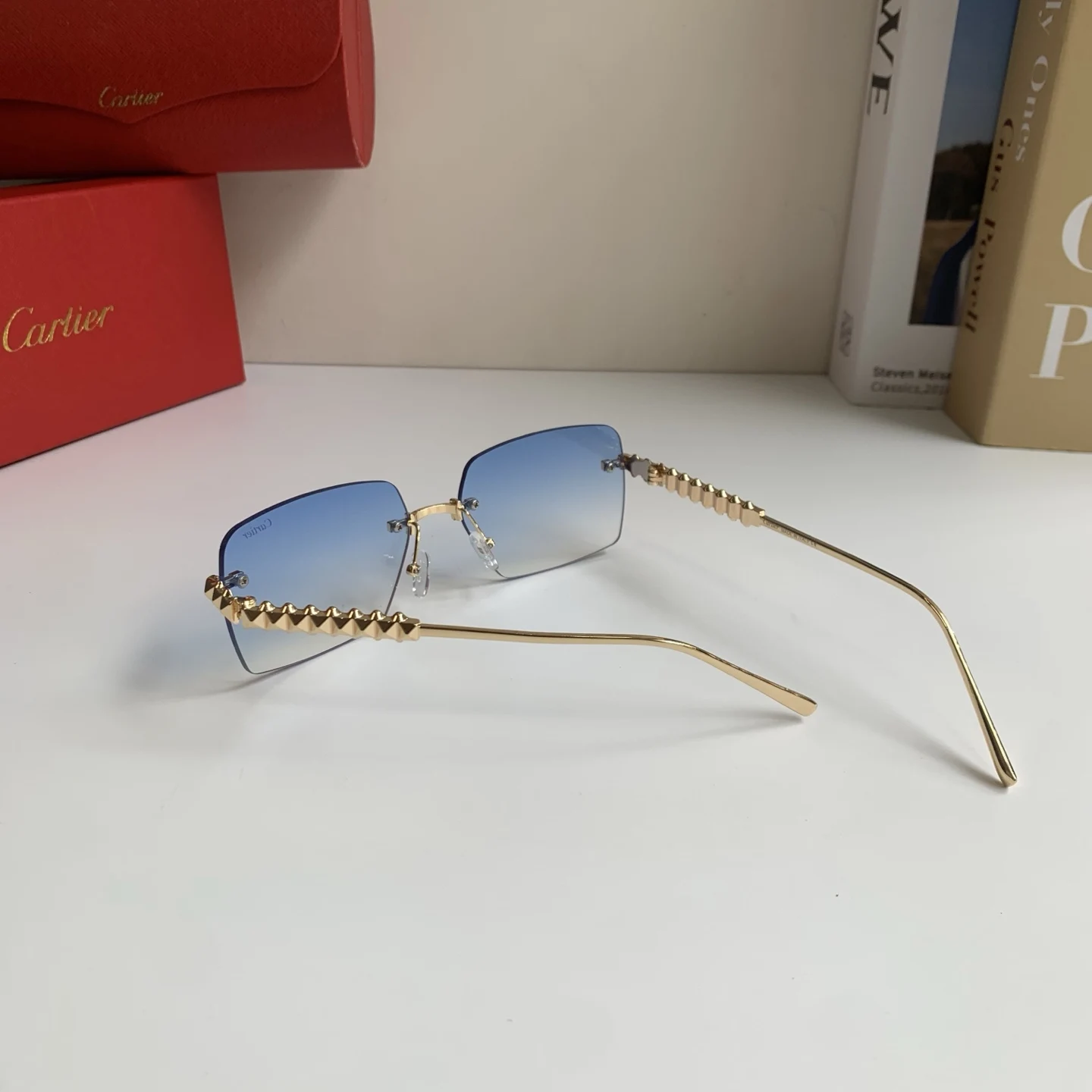Cartier Men s and Women s Square Sunglasses - Detail view 5