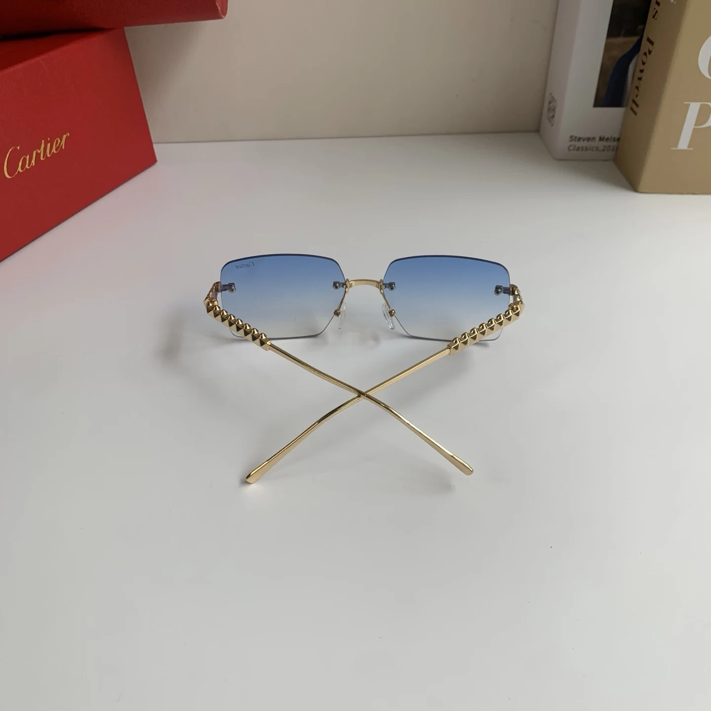 Cartier Men s and Women s Square Sunglasses - Detail view 7