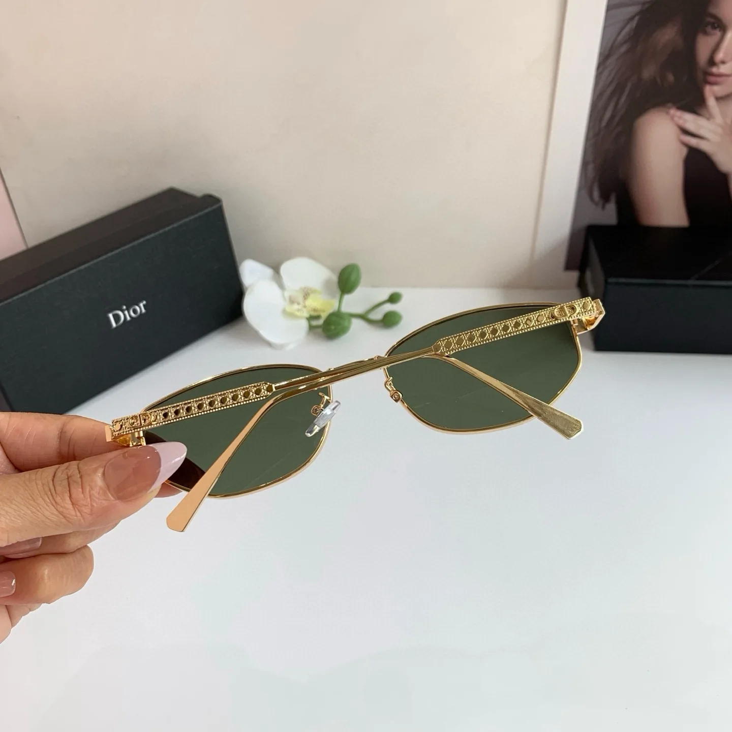 Dior Men s and Women s Square Sunglasses - Detail view 6