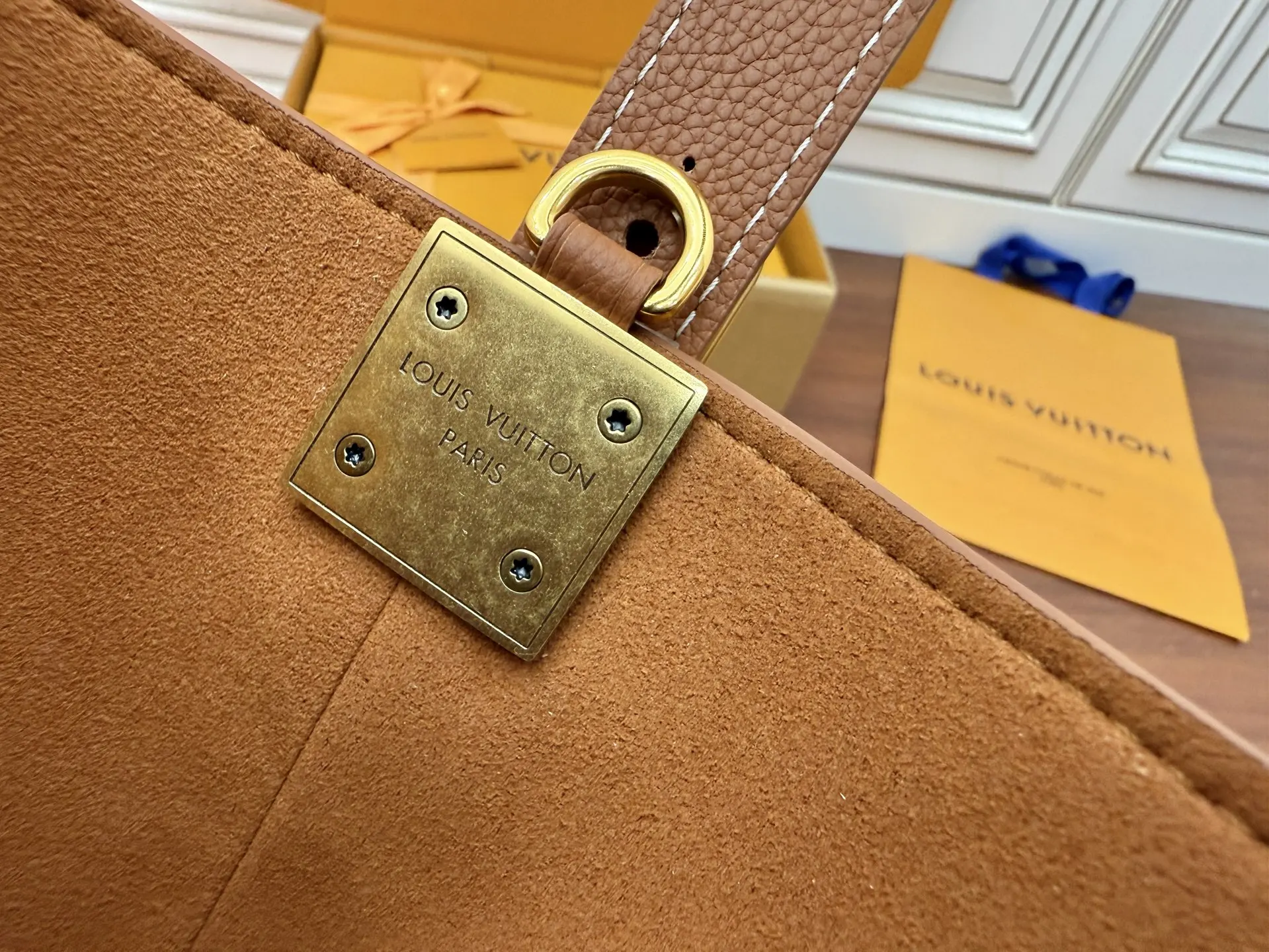 LVM14416 进口菱形面料礼品袋 女士斜挎包 - 细节图 6