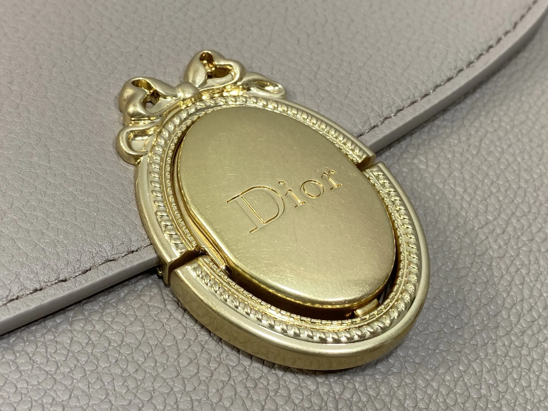 Dior Small Cowhide French Oval Mirror Bag Women s Crossbody Bag - Detail view 2