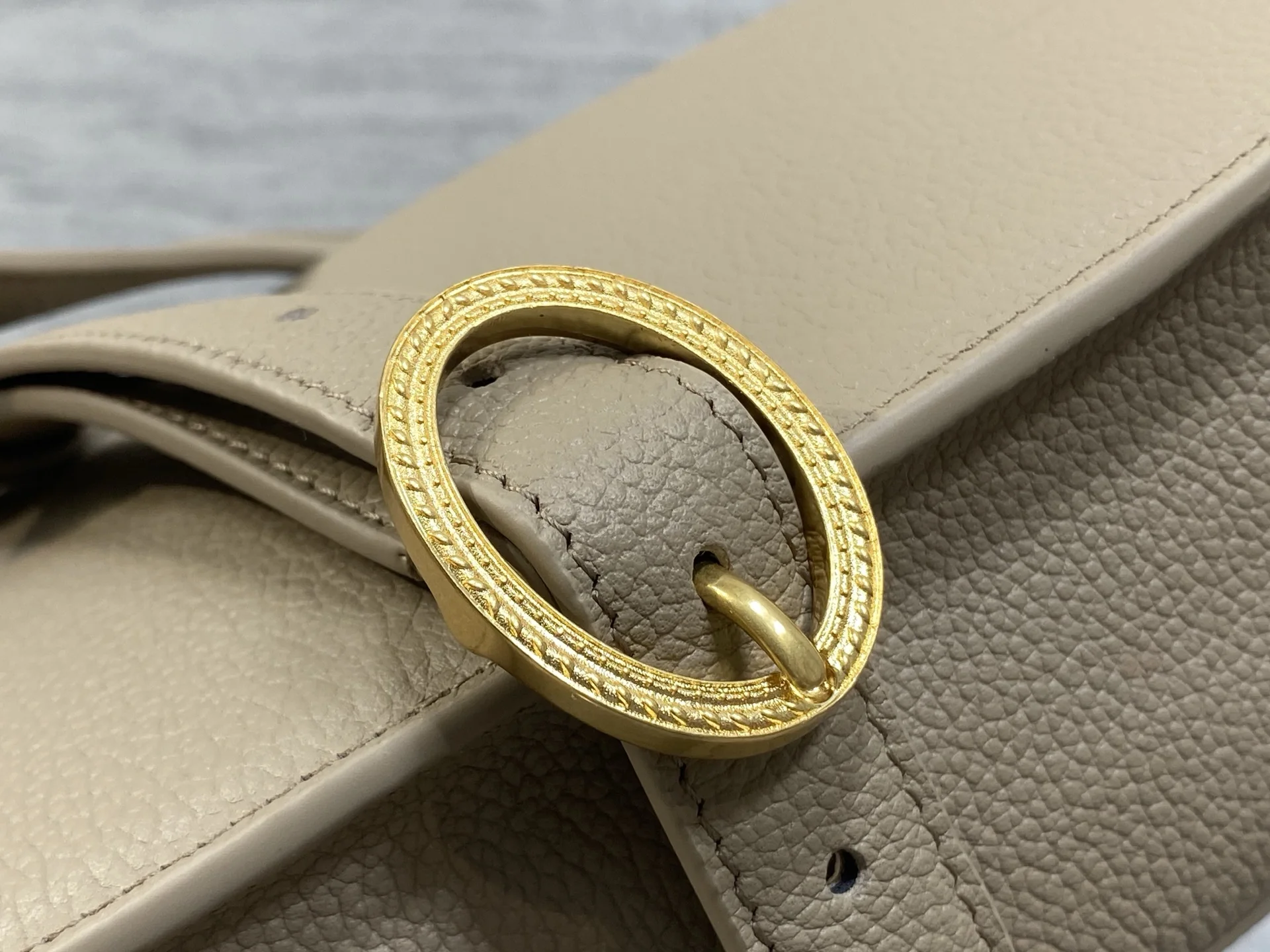 Dior Small Cowhide French Oval Mirror Bag Women s Crossbody Bag - Detail view 5