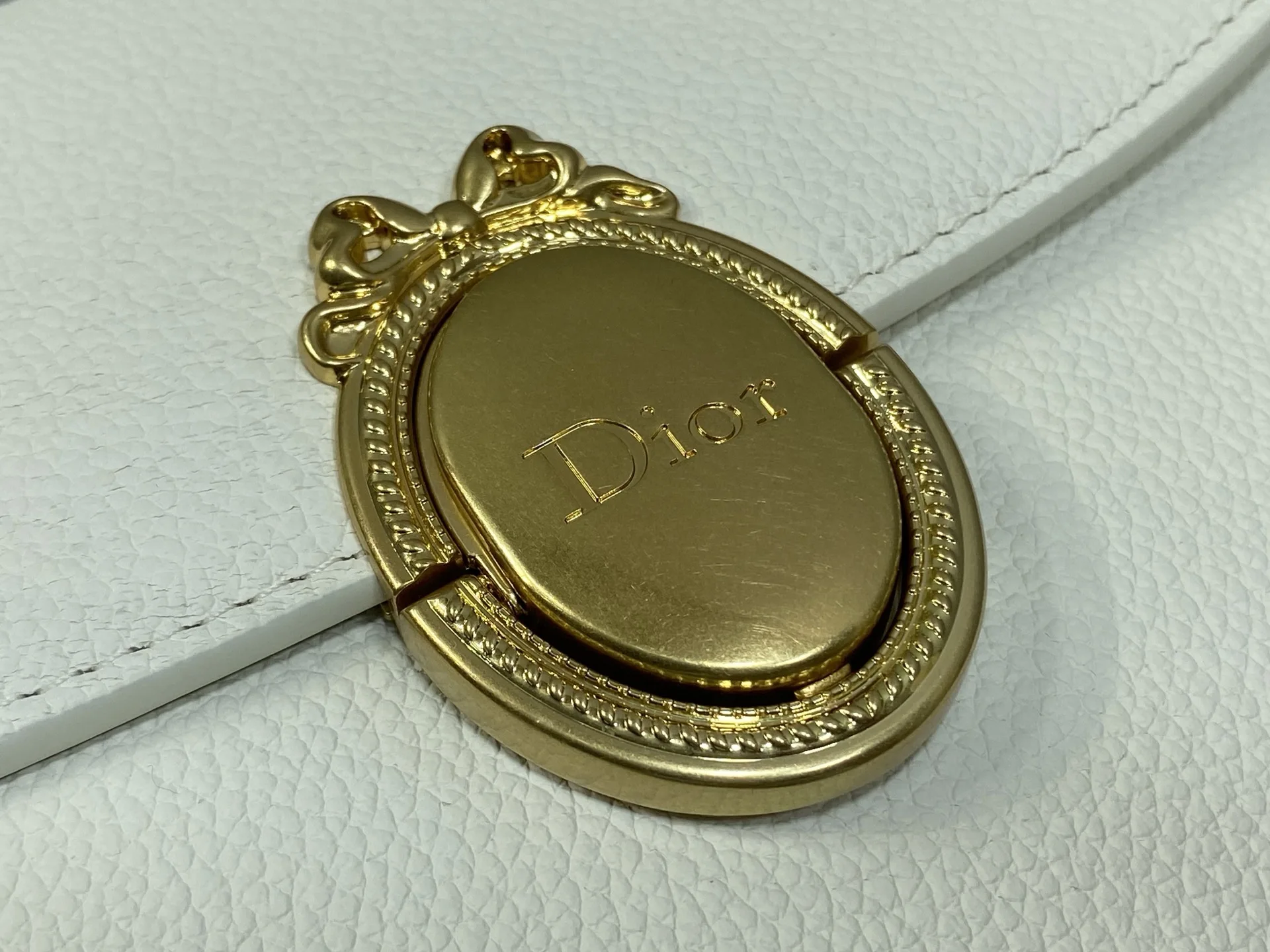 Dior Small Cowhide French Oval Mirror Bag Women s Crossbody Bag - Detail view 2