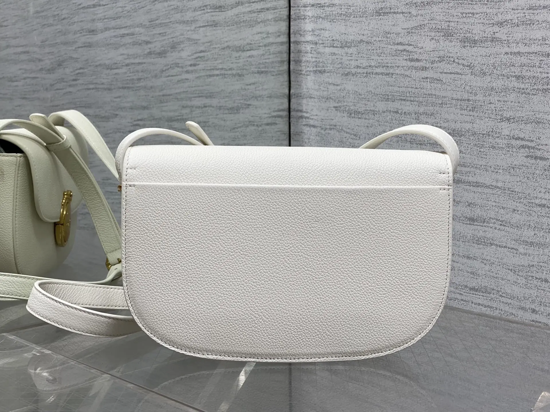 Dior Small Cowhide French Oval Mirror Bag Women s Crossbody Bag - Detail view 4