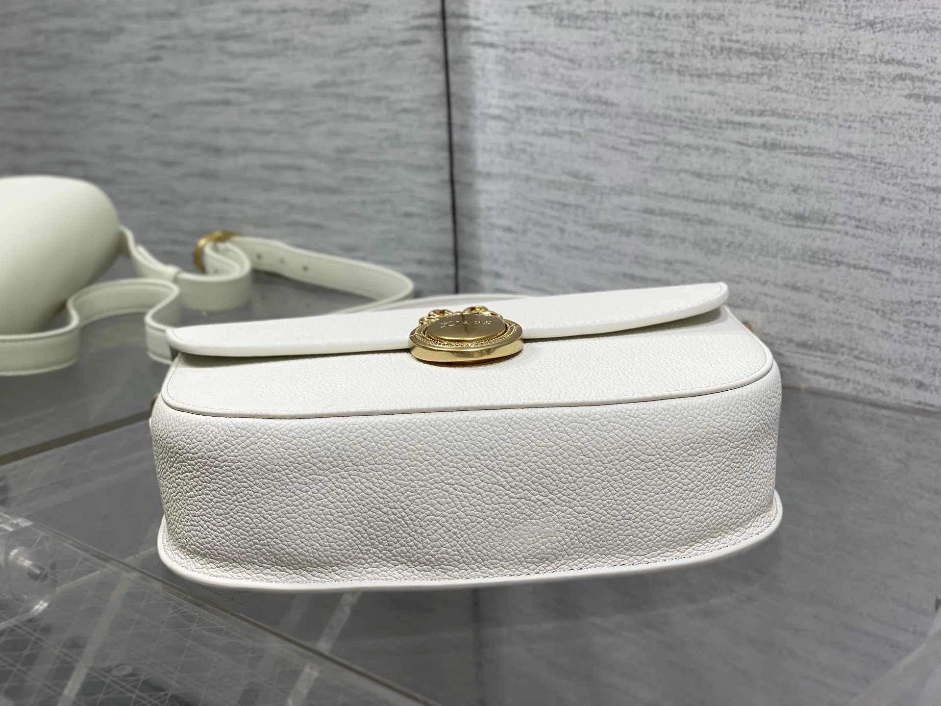 Dior Small Cowhide French Oval Mirror Bag Women s Crossbody Bag - Detail view 7