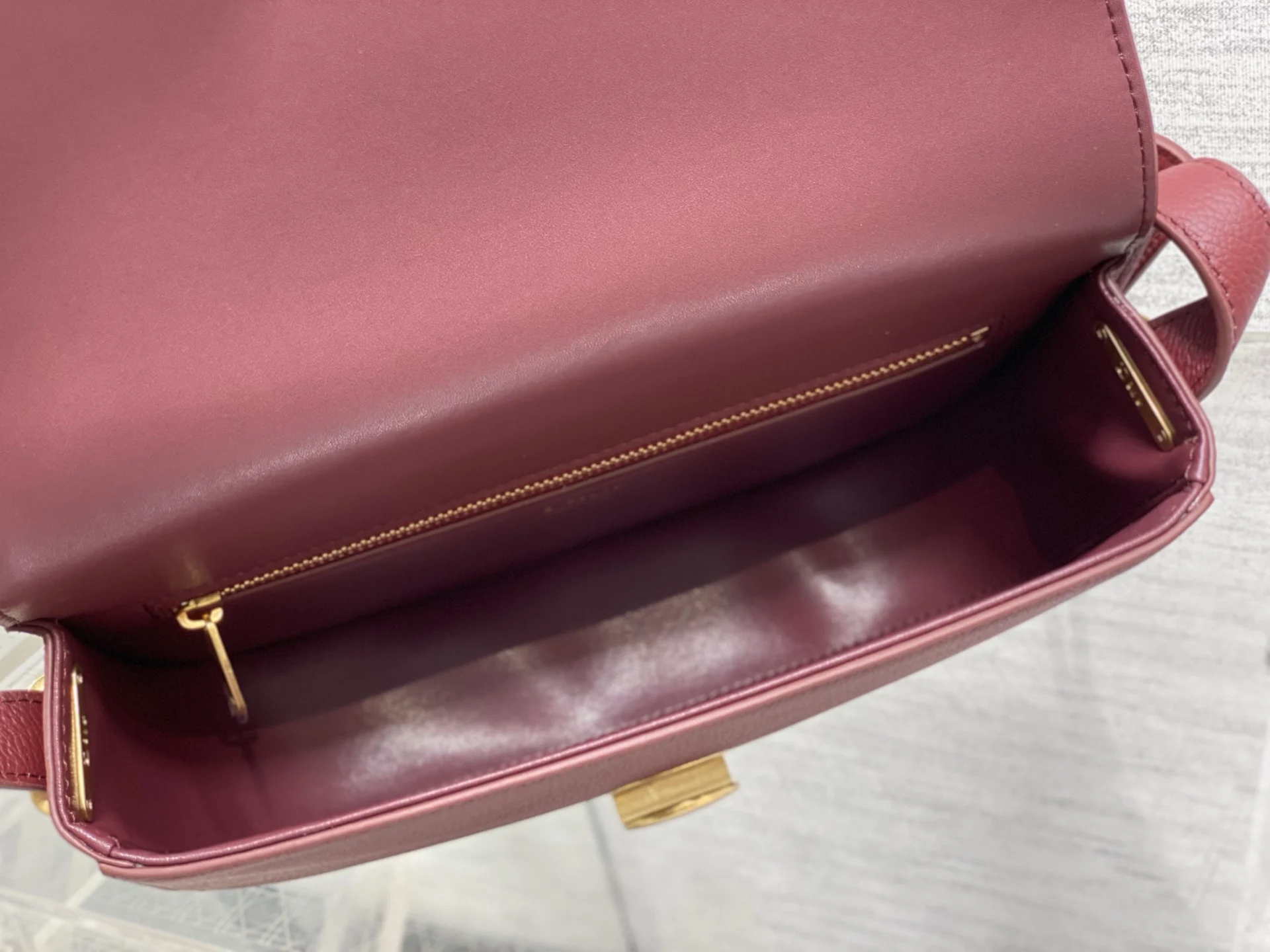 Dior Cowhide French Oval Mirror Bag Women s Crossbody Bag - Detail view 8