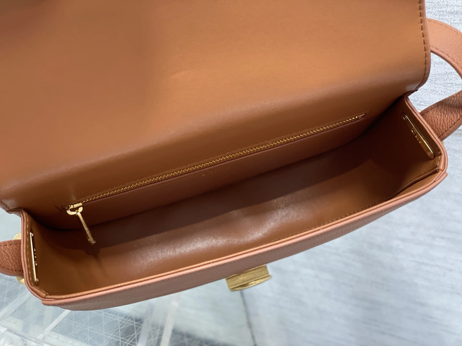 Dior Cowhide French Oval Mirror Bag Women s Crossbody Bag - Detail view 8