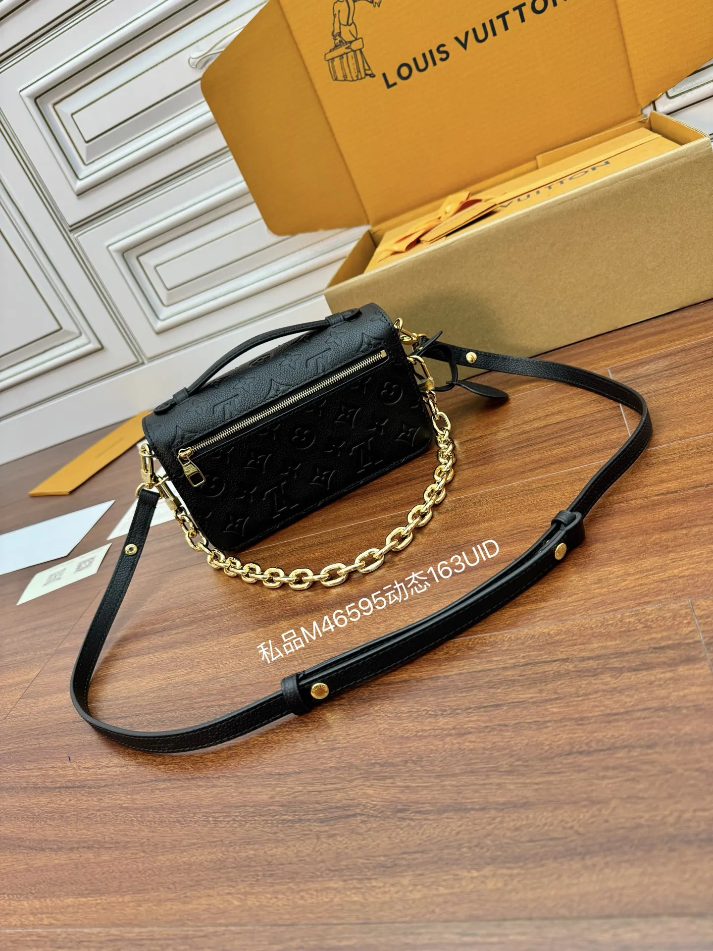 LVM46595 意大利A级真皮手袋 女士斜挎包 - 细节图 5