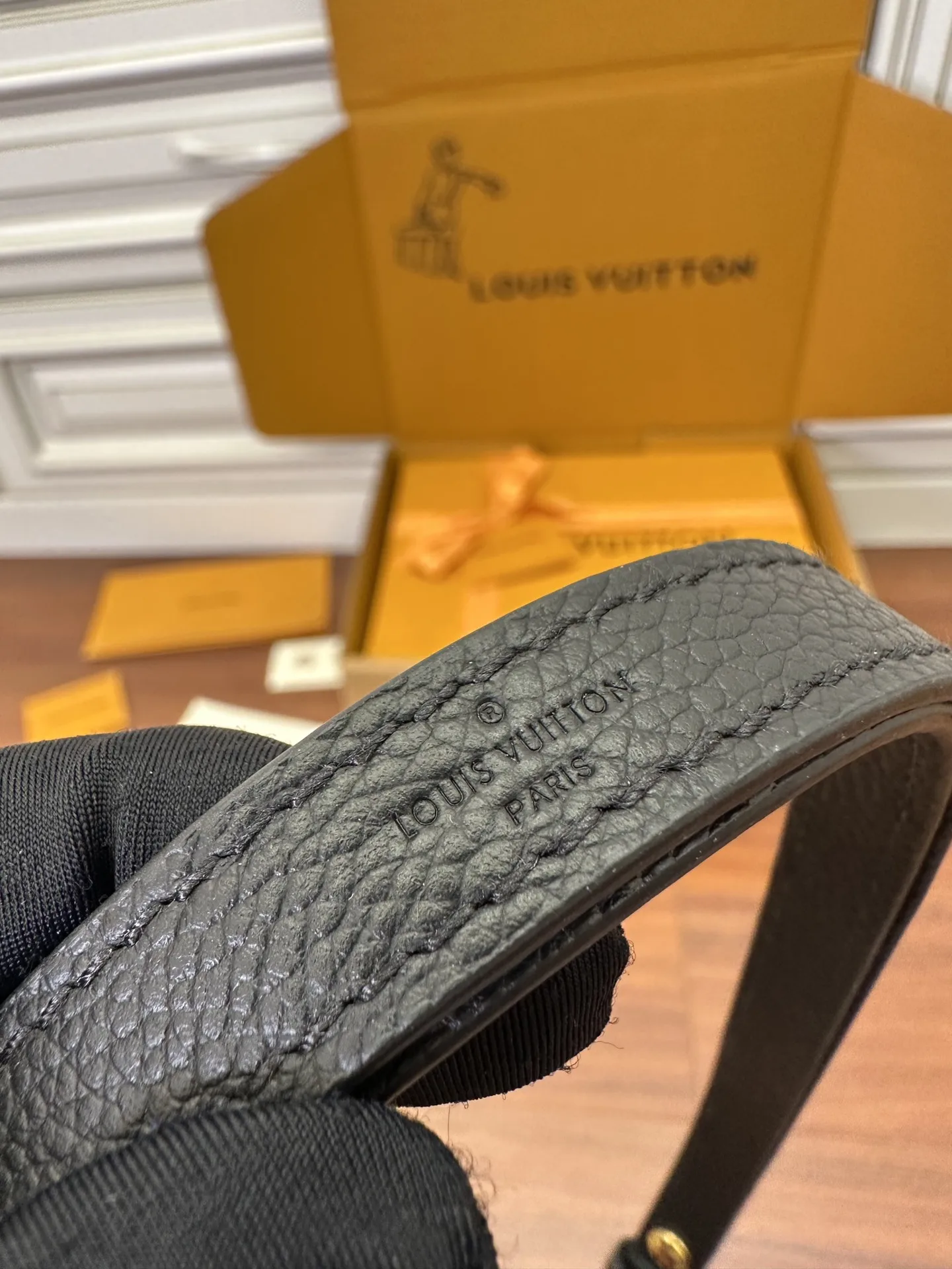 LVM46595 意大利A级真皮手袋 女士斜挎包 - 细节图 8
