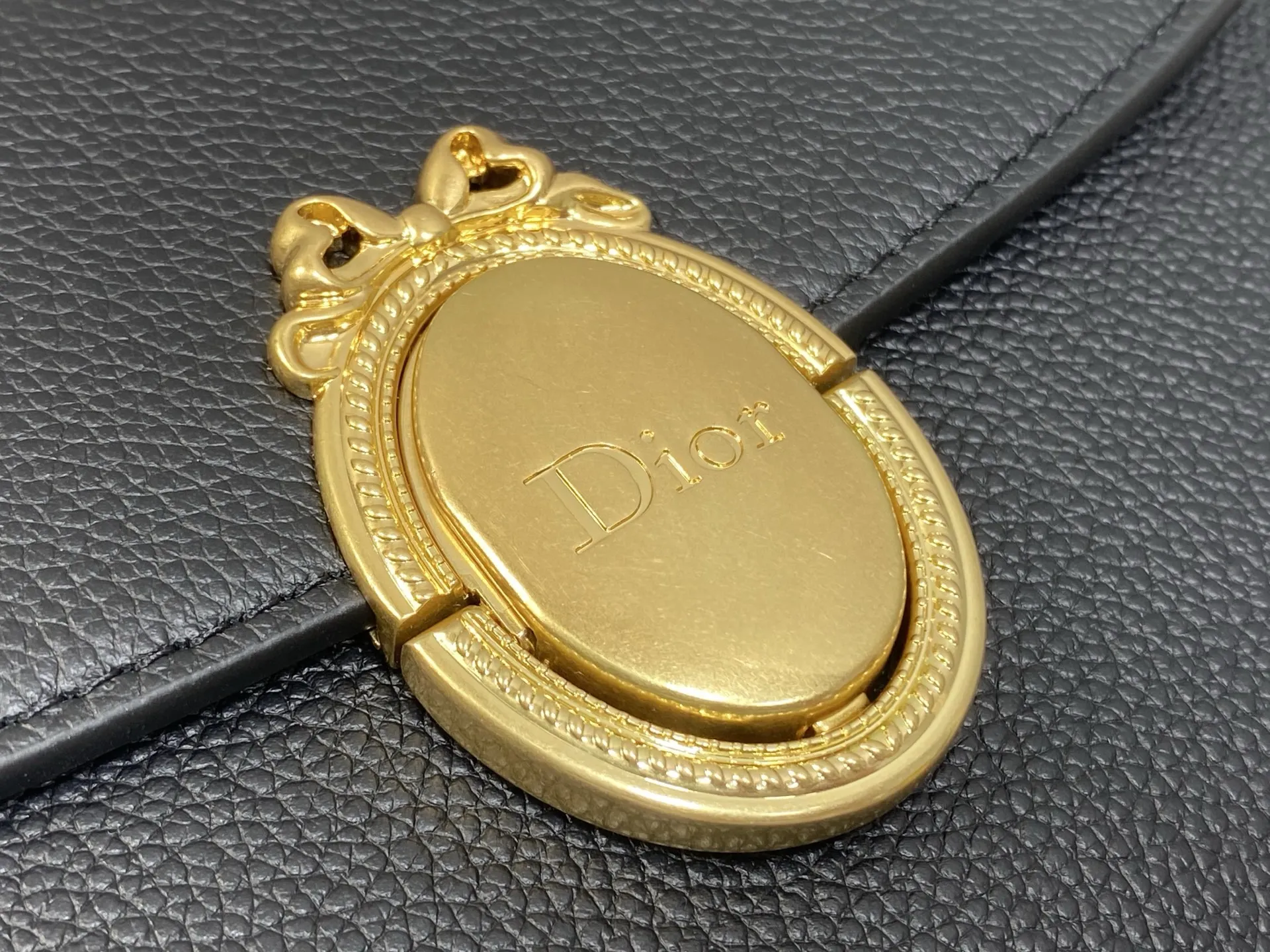 Dior Cowhide French Oval Mirror Bag Women s Crossbody Bag - Detail view 2