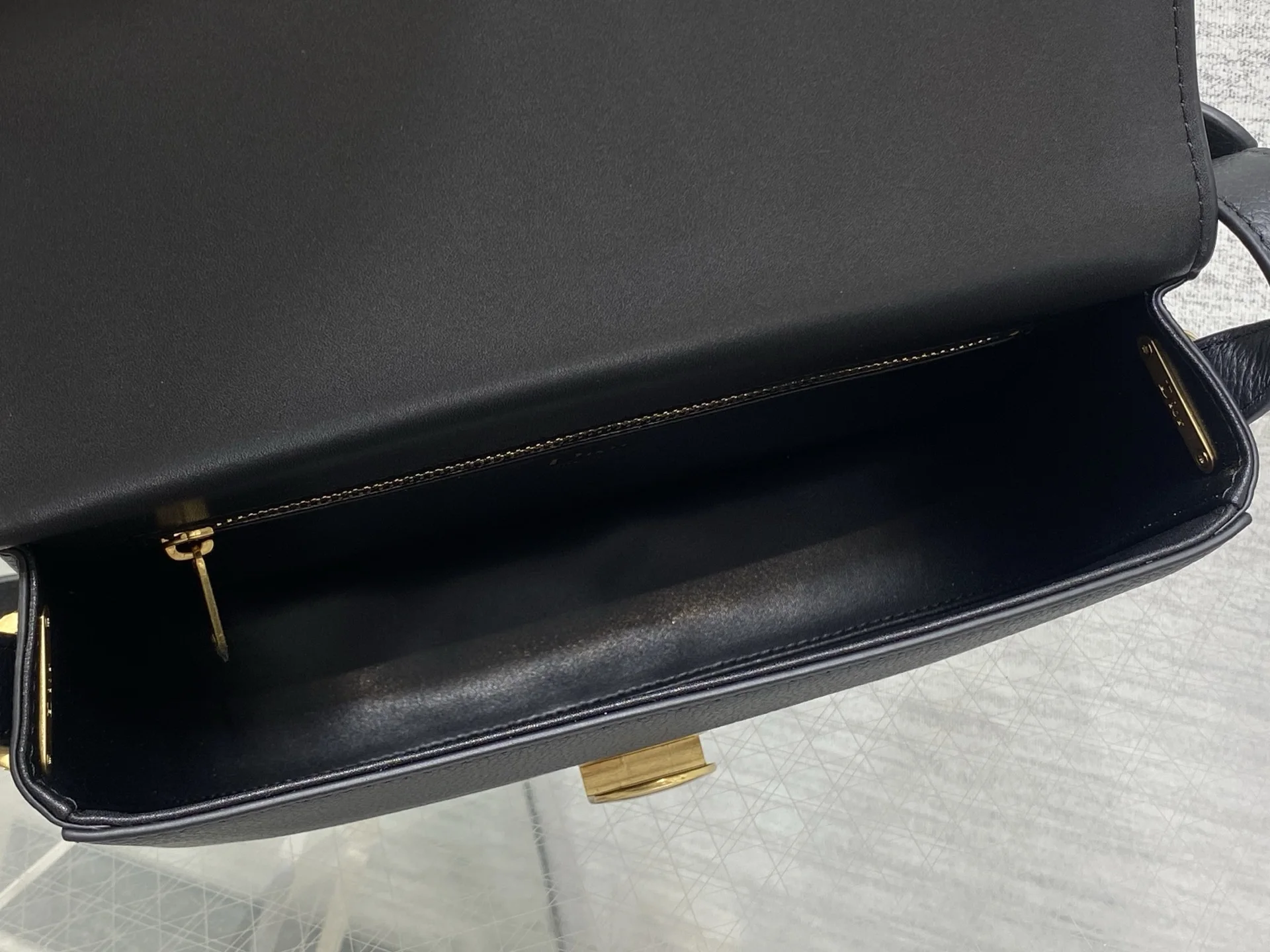 Dior Cowhide French Oval Mirror Bag Women s Crossbody Bag - Detail view 8