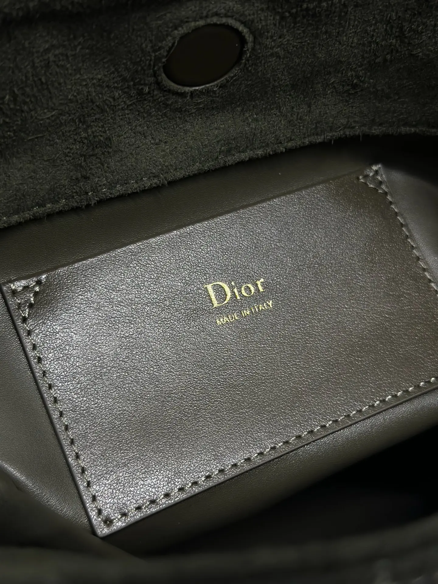 Dior 1538 Sheepskin Pleated Handbag Women s Tote Bag - Detail view 12
