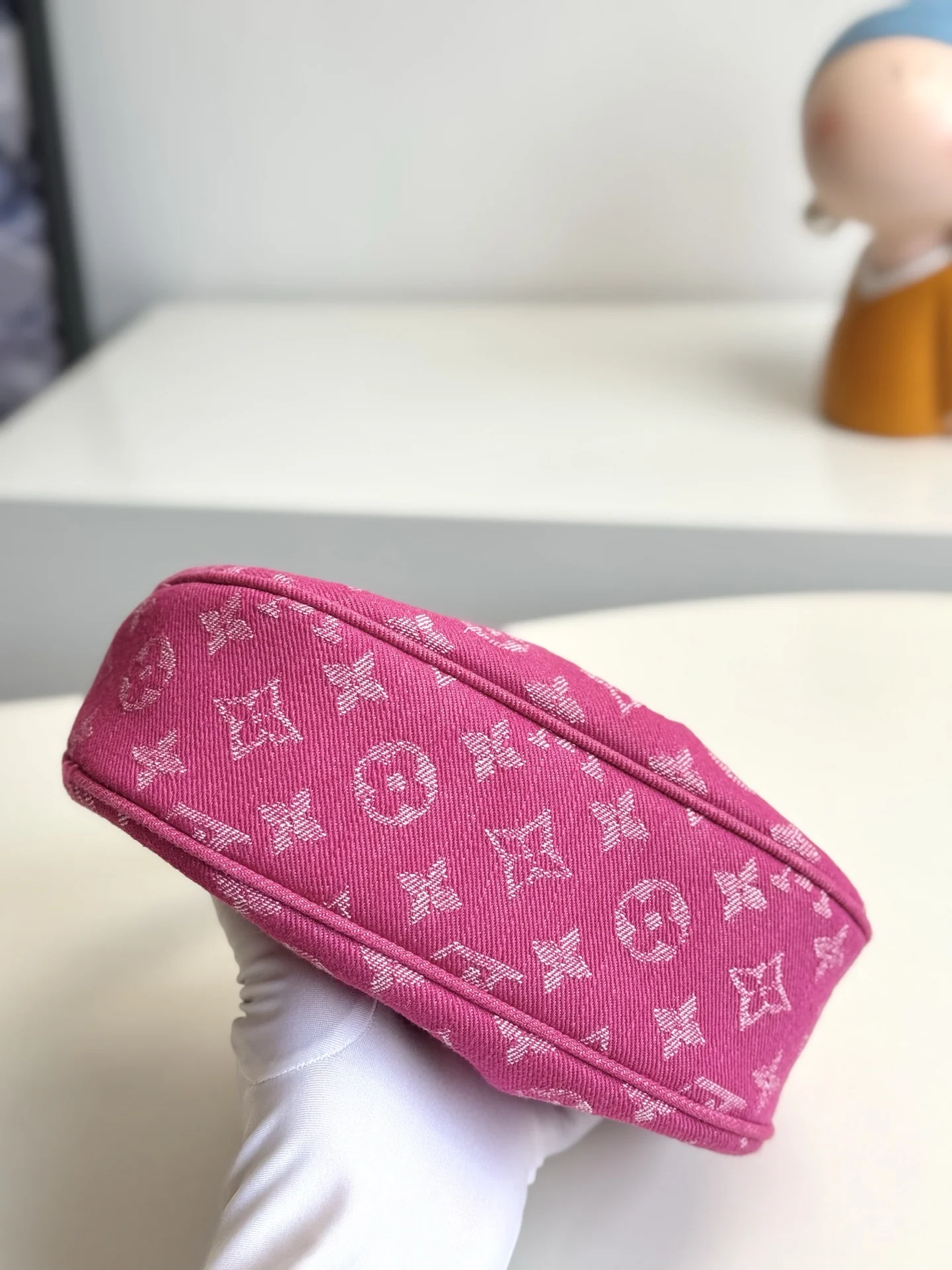 LVM28327 丹宁布手袋 女士单肩包 - 细节图 4