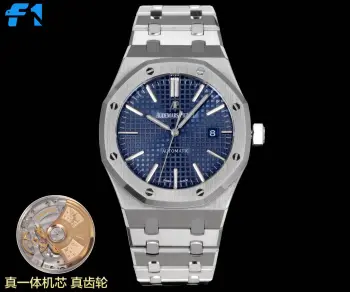 太阳出品 F1厂真芯之作—最强 钢王之王  AP 爱彼 15400一体机芯CAL3120版本 RW5 1 采用与原版一致三件套式结构 表壳所有位置和装配方式跟原装一致  2 钢带表最重中之重的表带 F1厂用原装表带开模使表带细腻的拉丝纹并且不会锋利割手 表带厚度和关节跟足原装一致 对细节一丝不苟 3 表带头粒连接表头处与正品一致的活动缓冲设计 让佩戴更贴近手腕更舒服 太阳出品精致推荐男士机械腕表