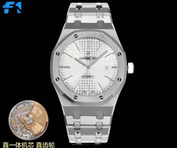 太阳出品 F1厂真芯之作—最强 钢王之王  AP 爱彼 15400一体机芯CAL3120版本 RW5 1 采用与原版一致三件套式结构 表壳所有位置和装配方式跟原装一致  2 钢带表最重中之重的表带 F1厂用原装表带开模使表带细腻的拉丝纹并且不会锋利割手 表带厚度和关节跟足原装一致 对细节一丝不苟 3 表带头粒连接表头处与正品一致的活动缓冲设计 让佩戴更贴近手腕更舒服 太阳出品精致推荐男士机械腕表