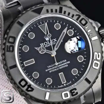 太阳出品 3135机心BKL 劳力士 ROLEX B33 游艇系列40mm BLAKEN Modified Rolex Yacht-Master 40mm IS HERE! 劳力士 ROLEX 游艇系列顶级瑞士冰蓝夜光加持 Top-tier Swiss Ice Blue Luminous 入夜直接化身 腕间发光体 Wrist Luminary  暗处质感直接拉满 L精钢 904L Stainless Steel / 钛金属 Titanium 双版本任选 高级感焊死在手腕一体机芯3135/ 3235tails  表壳厚度/日历窗距精准复刻 太阳出品精致推荐男士机械腕表 立即抢购